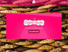 Tablet Screenshot of confettisweets.ca